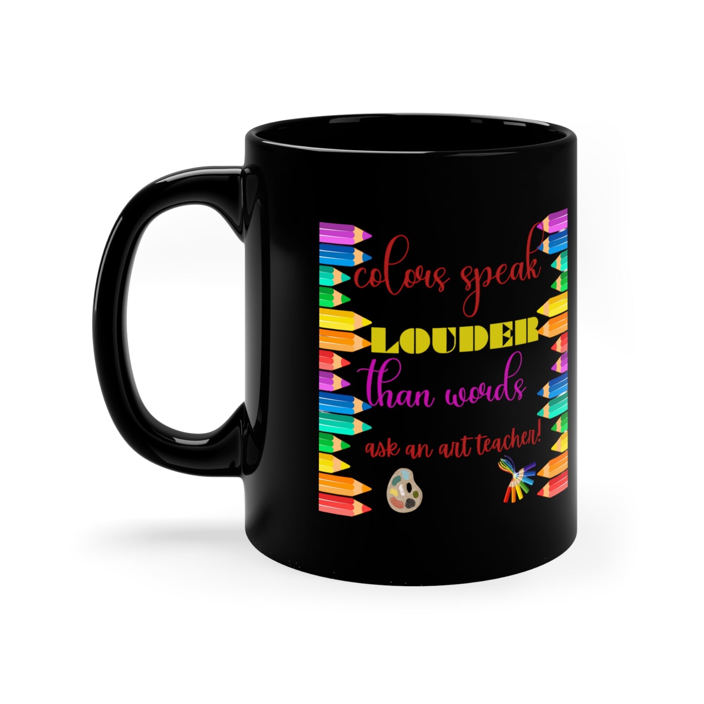 11oz Black Mug