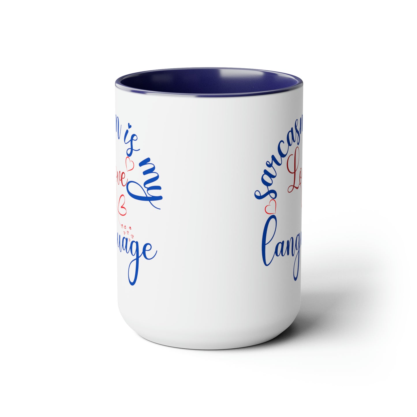 Two-Tone Coffee Mugs, 15oz