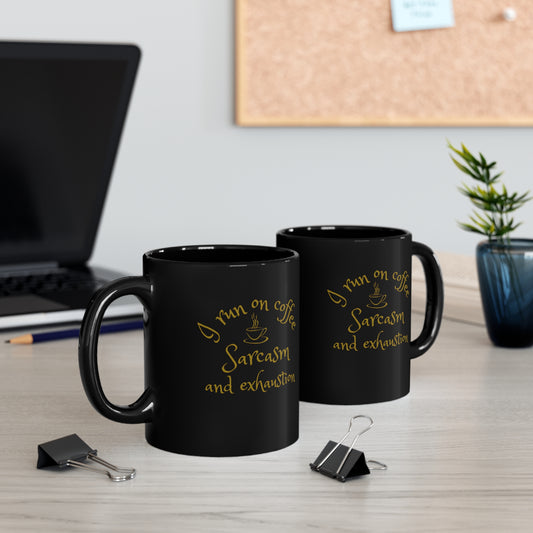 11oz Black Mug