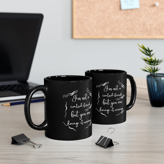 11oz Black Mug