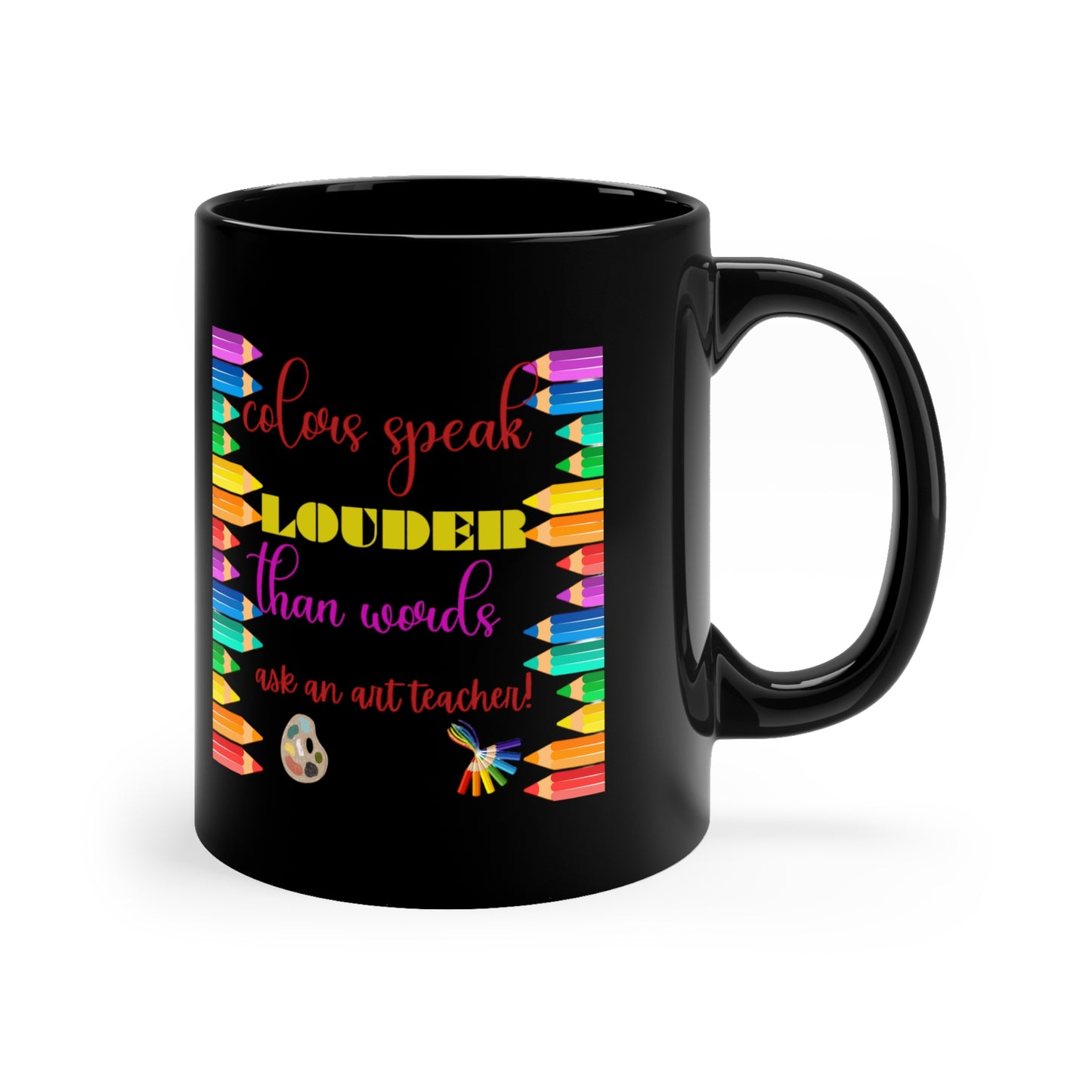 11oz Black Mug