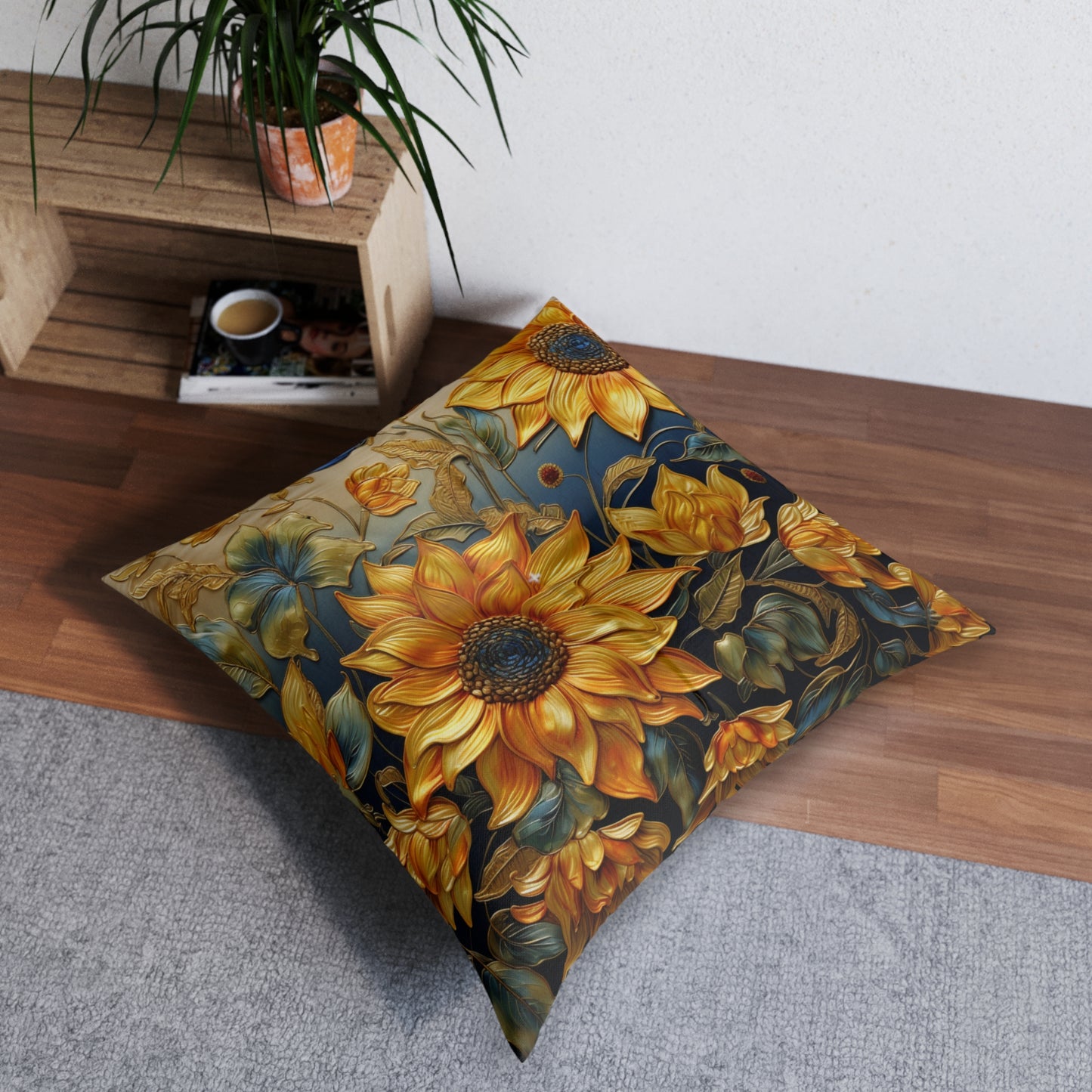 Tufted Floor Pillow, Square