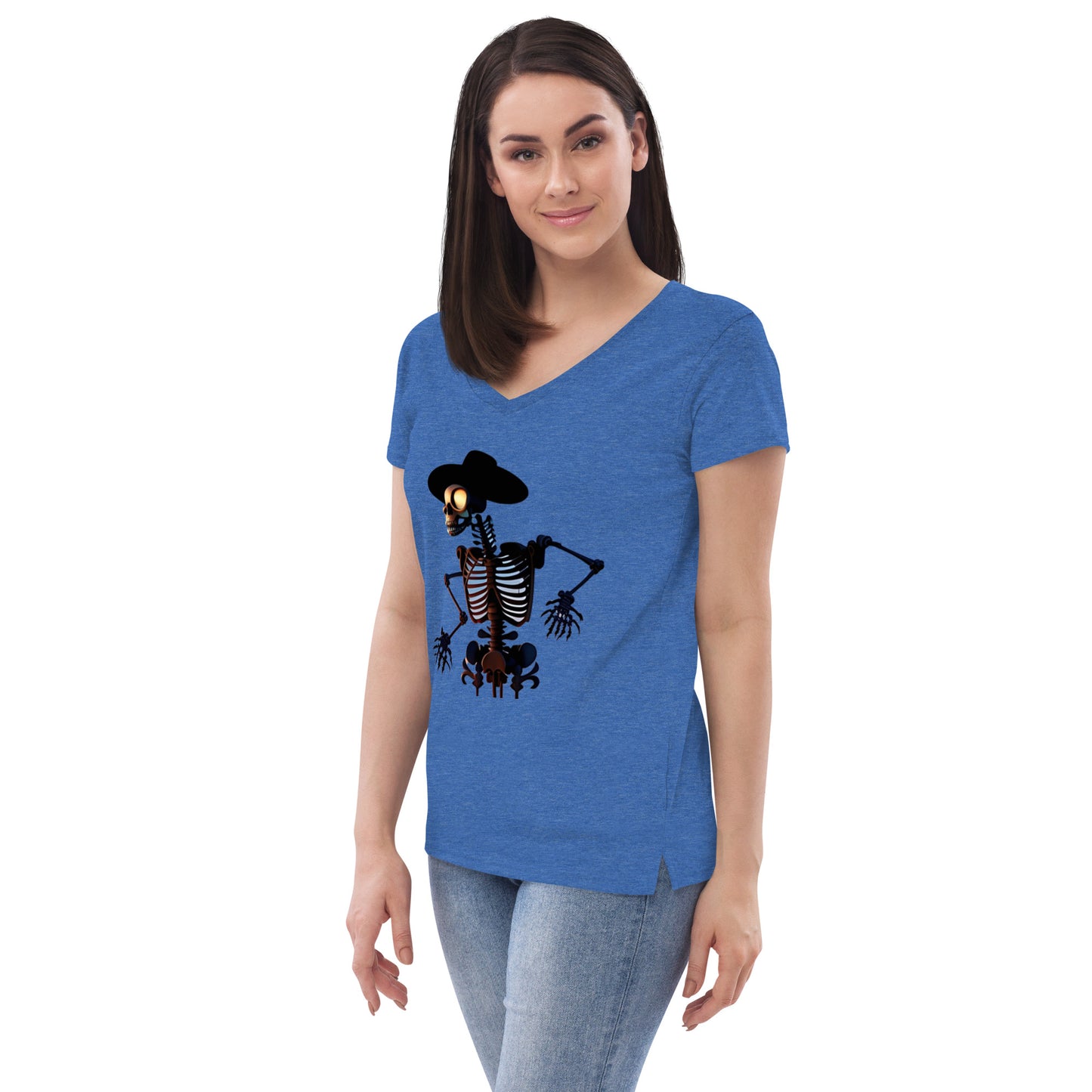 Women’s recycled v-neck t-shirt