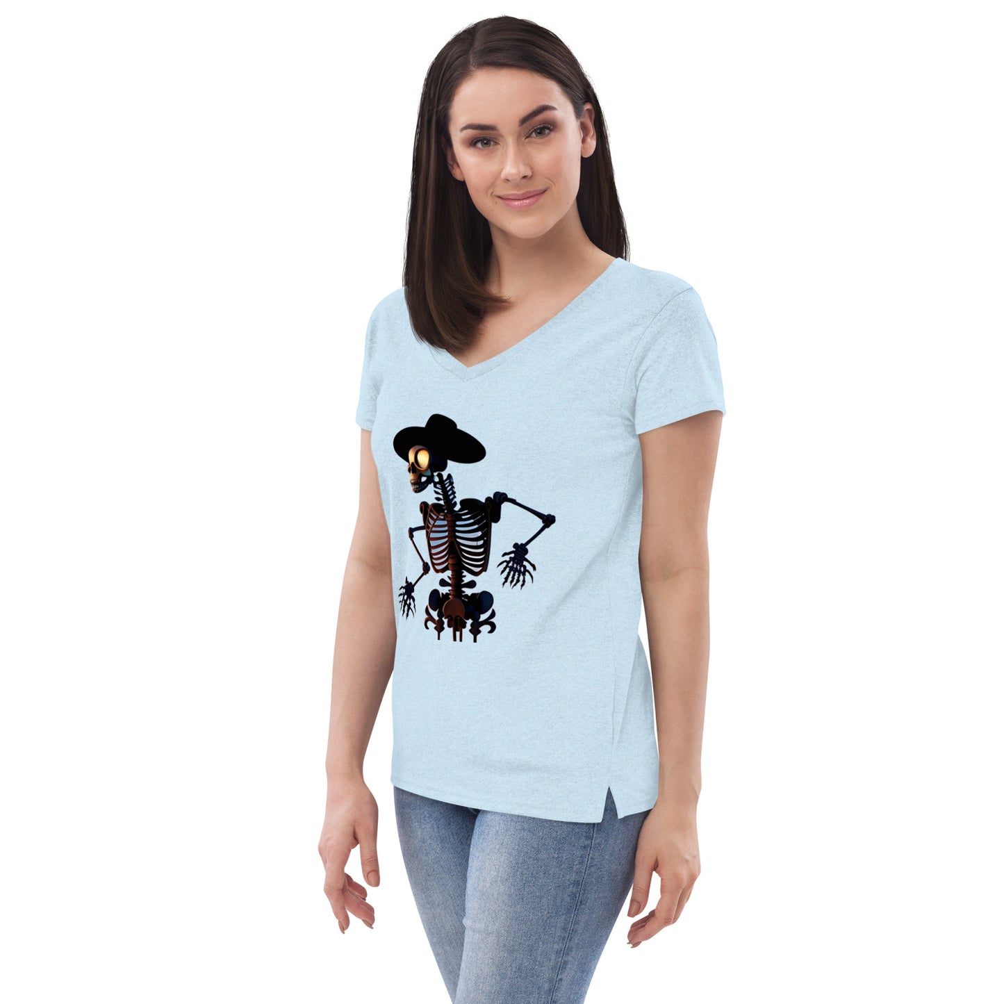 Women’s recycled v-neck t-shirt