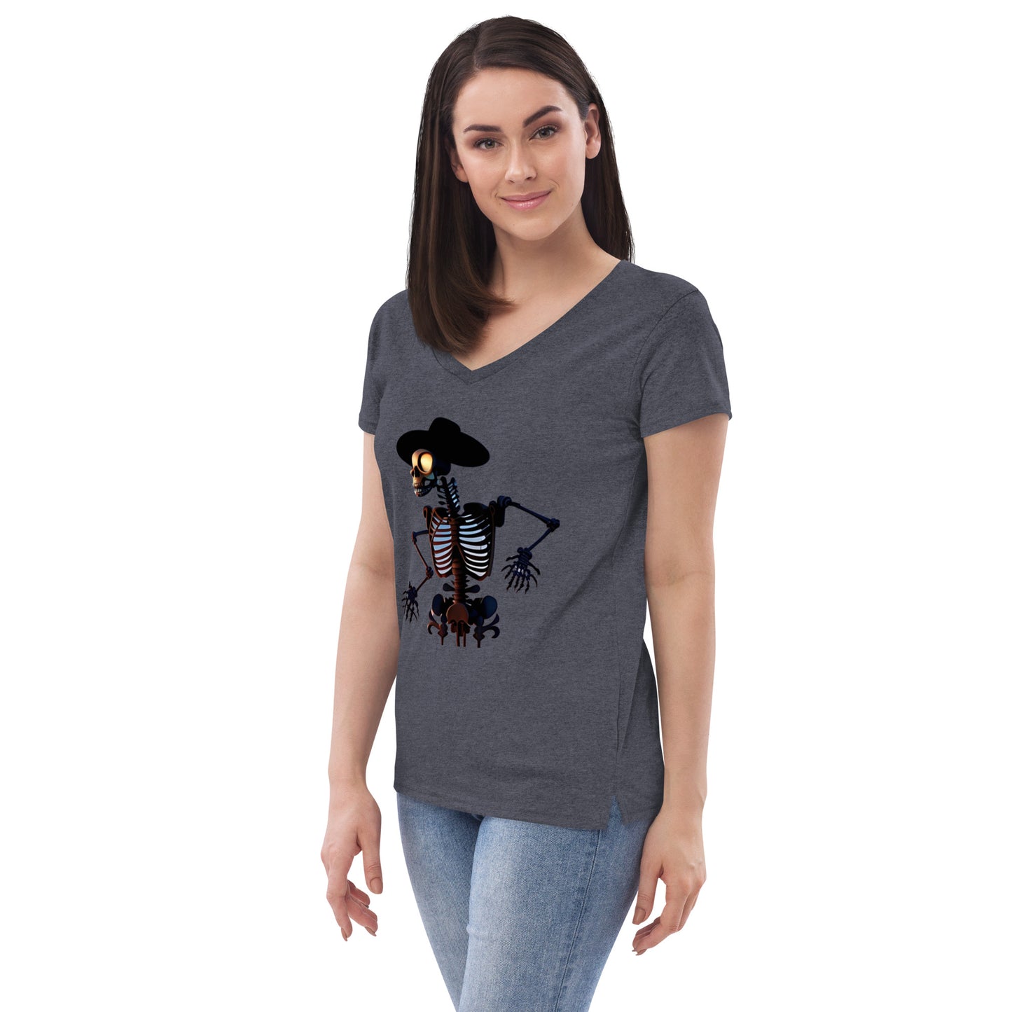 Women’s recycled v-neck t-shirt