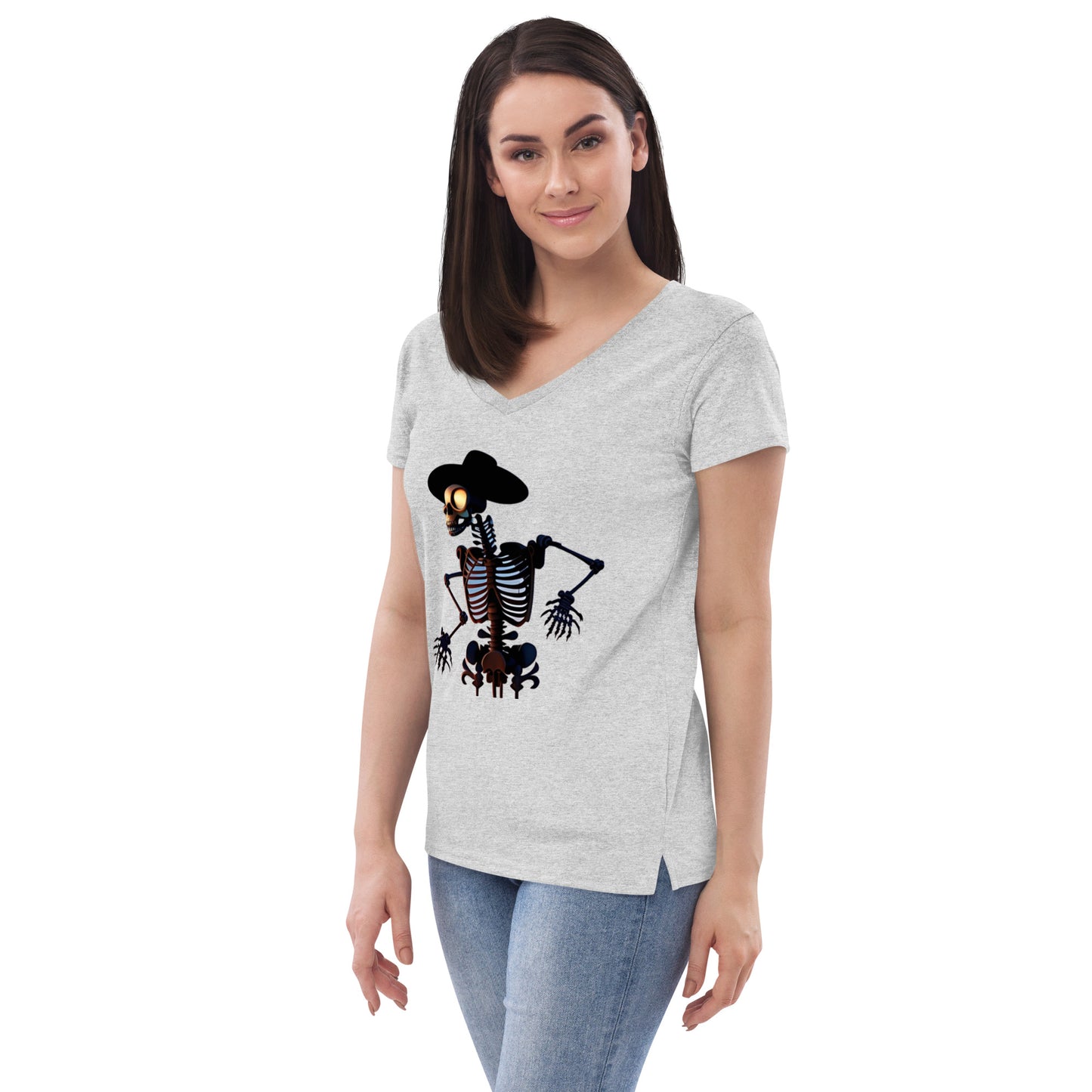 Women’s recycled v-neck t-shirt